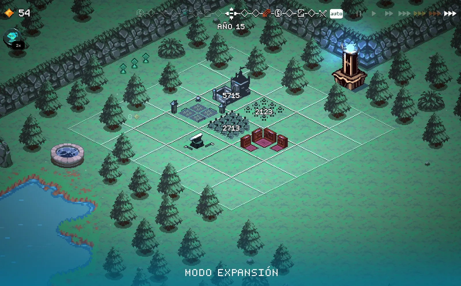 Additional speed buttons at the upper-right of a kingdom preparation screen