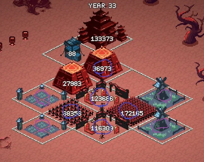 Demon Altar and troop support in a Blood kingdom